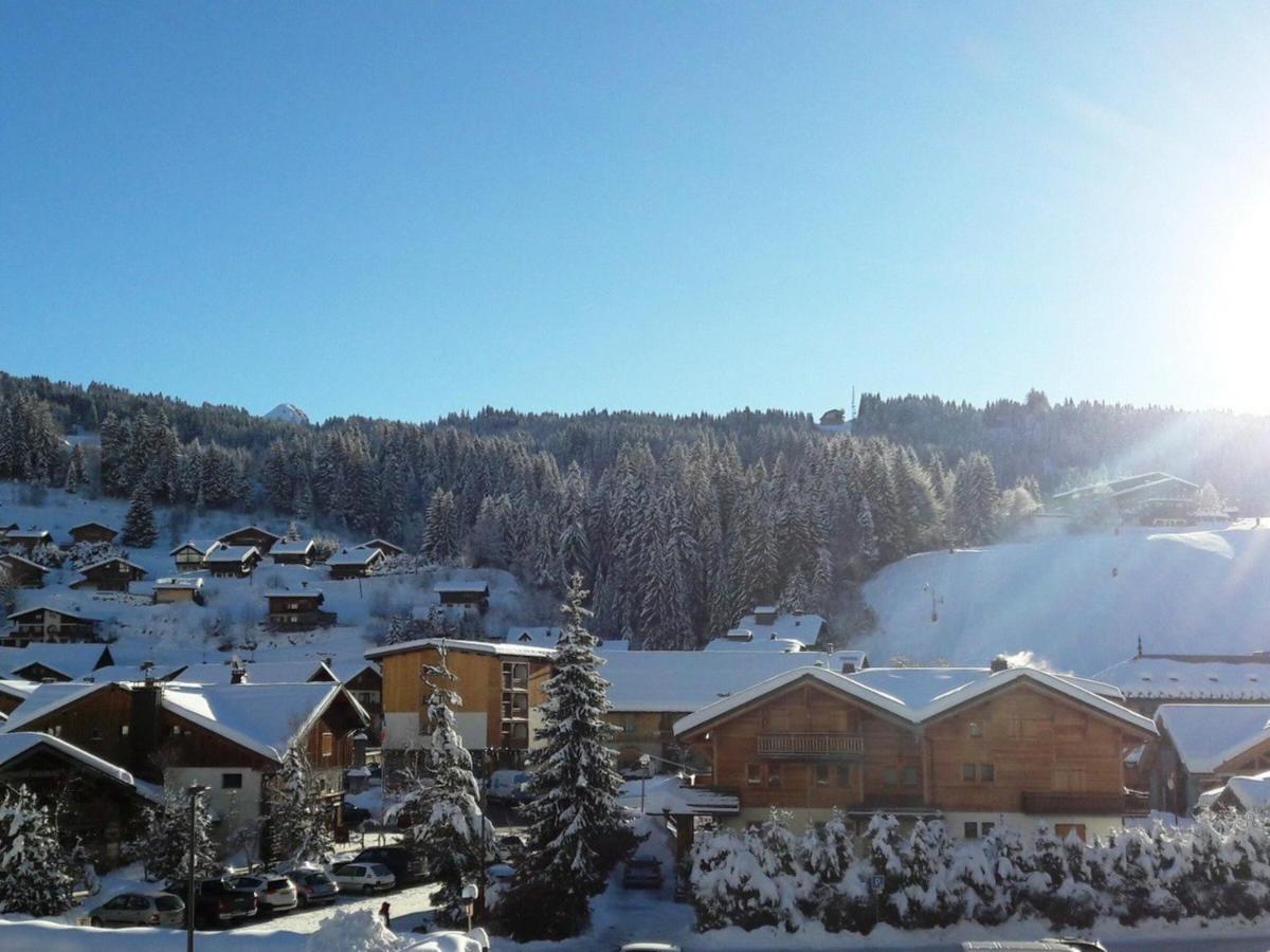 Duplex 3 Pieces Aux Gets, Proche Pistes Avec Parking Et Wifi - Fr-1-598-23 Apartment Les Gets Exterior photo