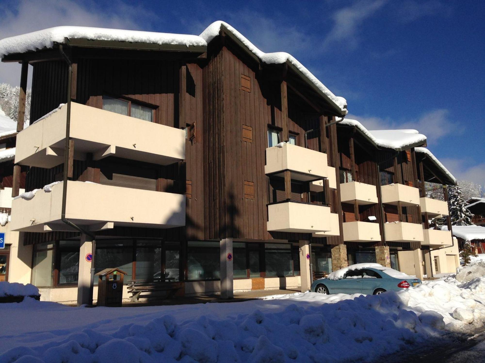 Duplex 3 Pieces Aux Gets, Proche Pistes Avec Parking Et Wifi - Fr-1-598-23 Apartment Les Gets Exterior photo